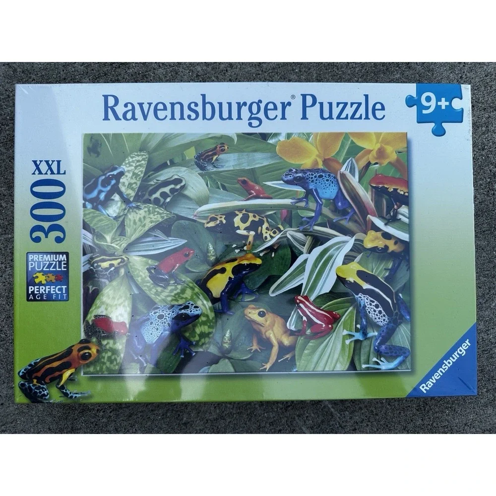 Ravensburger Puzzle Friendly Frogs 300 Piece Jigsaw Puzzle 13018 NIB Sealed Box